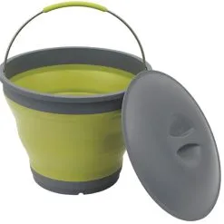 Outwell Collaps Bucket W/lid - Green