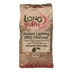 Green Olive Co 2KG Instant Light Charcoal - 2x1KG
