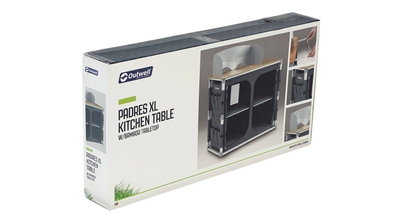 Outwell Padres XL Kitchen Table W/ Bamboo TableTop - Each 4 Outwell Padres XL Kitchen Table W/ Bamboo TableTop - Each - Image 4