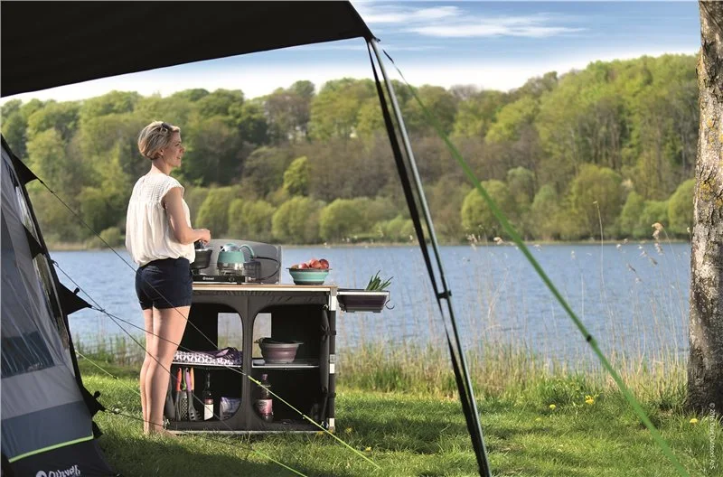 Outwell Padres XL Kitchen Table W/ Bamboo TableTop - Each 5 Outwell Padres XL Kitchen Table W/ Bamboo TableTop - Each - Image 5