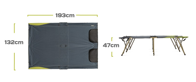 ZEMPIRE Twin Speedy Bed - Charcoal/Pistachio 7 ZEMPIRE Twin Speedy Bed - Charcoal/Pistachio - Image 7