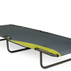 ZEMPIRE U Leg Stretcher Large Camp Bed - Charcoal/Pistachio