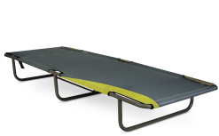 ZEMPIRE U Leg Stretcher Large Camp Bed - Charcoal/Pistachio
