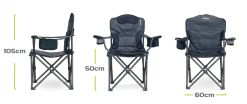 ZEMPIRE Shermanator Chair (180kg Max) - Navy -Cheap Awning Store 18372 7