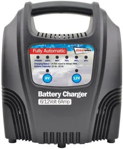 Streetwize 6 And 12V 6 Amp Fully LED Automatic Battery Charger