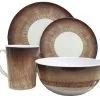 Streetwize 16pce Stone Melamine Dinner Set