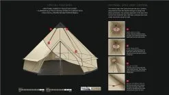 Robens Klondike Tipi Tent 2023 - Each 18 Robens Klondike Tipi Tent 2023 - Each -Cheap Awning Store 21499 8