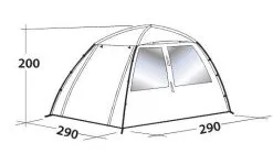 Easy Camp Daytent 2023 - Grey -Cheap Awning Store 22743 4