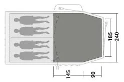 Outwell Dayton 4 Flat Woven Tent Carpet 2020 - Each 4 Outwell Dayton 4 Flat Woven Tent Carpet 2020 - Each -Cheap Awning Store 23163 1
