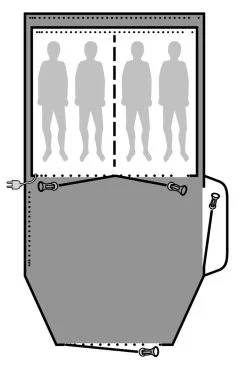 Outwell Dayton 4 Footprint Groundsheet 2020 - Each 3 Outwell Dayton 4 Footprint Groundsheet 2020 - Each -Cheap Awning Store 23164 1