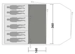 Outwell Collingwood 6 Flat Woven Tent Carpet 2020 - Each 4 Outwell Collingwood 6 Flat Woven Tent Carpet 2020 - Each -Cheap Awning Store 23183 1