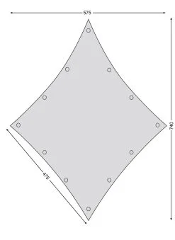 Nordisk Kari Diamond Tarp - 20m2 -Cheap Awning Store 23273 4