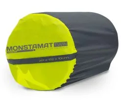 ZEMPIRE Monstamat 10cm Double Self Inflating Mattress - Charcoal/Acid Green -Cheap Awning Store 23381 2