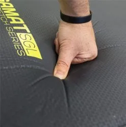 ZEMPIRE Monstamat 10cm Double Self Inflating Mattress - Charcoal/Acid Green -Cheap Awning Store 23381 7