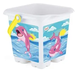Toyrific Printed Square 20cm Bucket