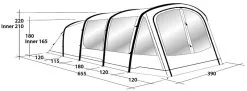 Outwell Parkdale 6PA Air Tent Package Deal 2023 -Cheap Awning Store 25498 3
