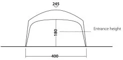 Outwell Event Lounge Shelter 2023 - Medium -Cheap Awning Store 25672 11