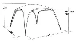 Outwell Event Lounge Shelter 2023 - Medium -Cheap Awning Store 25672 6