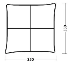 Outwell Event Lounge Shelter 2023 - Medium -Cheap Awning Store 25672 7