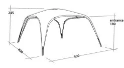Outwell Event Lounge Shelter 2023 - Medium -Cheap Awning Store 25672 9