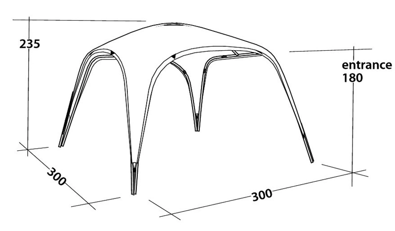 Outwell Summer Lounge Shelter 2022 - Medium 2 Outwell Summer Lounge Shelter 2022 - Medium - Image 2