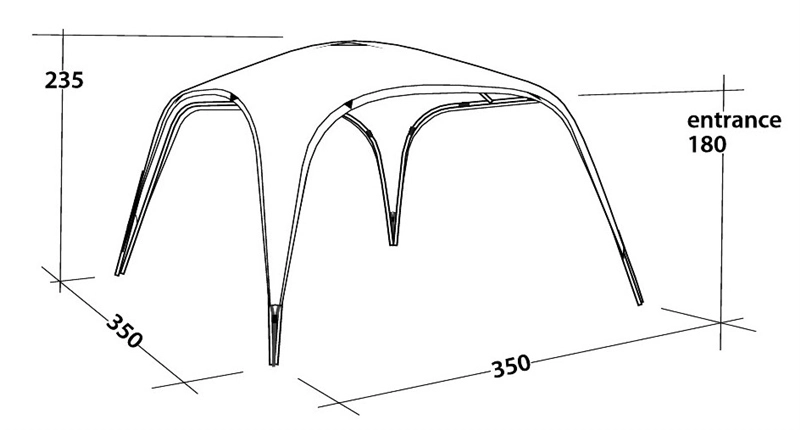 Outwell Summer Lounge Shelter 2022 - Medium 8 Outwell Summer Lounge Shelter 2022 - Medium - Image 8