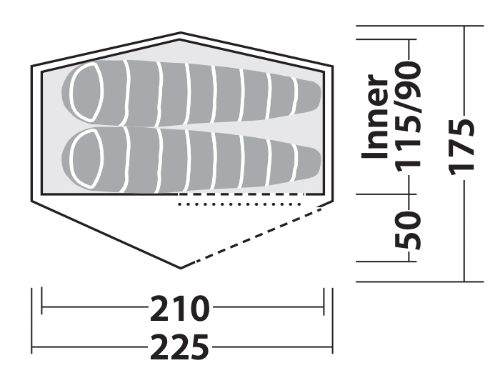 Robens Starlight 2 Tent 2023 - Each 2 Robens Starlight 2 Tent 2023 - Each - Image 2