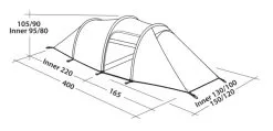 Robens Voyager 2EX Tent 2023 - Each -Cheap Awning Store 25774 2