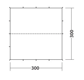 Robens Trail Tarp 3 X 3m - Each 4 Robens Trail Tarp 3 X 3m - Each - Image 4