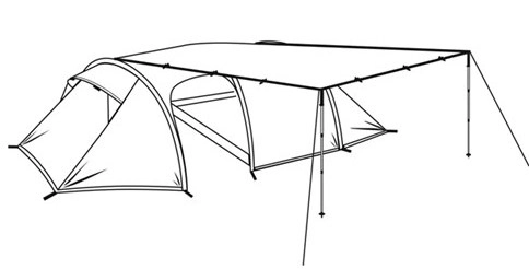 Robens Trail Tarp 4 X 4m - Each 7 Robens Trail Tarp 4 X 4m - Each - Image 7