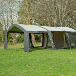 ZEMPIRE Fortress V2 Canvas Air Tent - Charcoal -Cheap Awning Store 25981 13