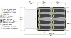ZEMPIRE Airforce 1 Air Canvas Series V2 2023 - Charcoal -Cheap Awning Store 25982 6