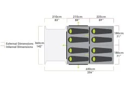 ZEMPIRE Airforce 1 Air Canvas Series V2 2023 - Charcoal -Cheap Awning Store 25982 7