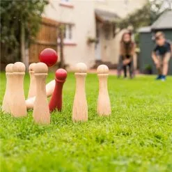 Garden Games Wooden Skittles -Cheap Awning Store 28560 1
