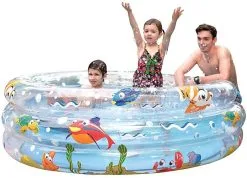 PMS Ocean Fun Jumbo 3 Ring Paddling Pool