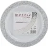 PMS 4 Pack Silver Plates 23cm
