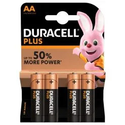Duracell AA 4pk Batteries - Plus Power - Each