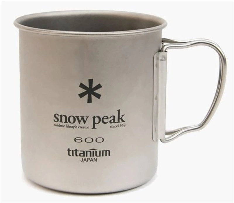 Snow Peak Titanium Single Cup 600 - Each 1 Snow Peak Titanium Single Cup 600 - Each