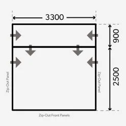 Dometic Rally Air Pro 330 Drive Away Awning 2023 -Cheap Awning Store 30450 2