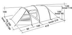 Easy Camp Spirit 300 Tent 2023 - Each 16 Easy Camp Spirit 300 Tent 2023 - Each -Cheap Awning Store 30566 2