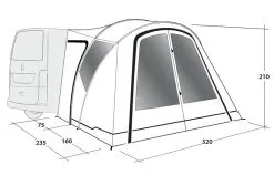 Outwell Lakecrest Drive Away Awning 2023 - Each 35 Outwell Lakecrest Drive Away Awning 2023 - Each -Cheap Awning Store 30599 1 1