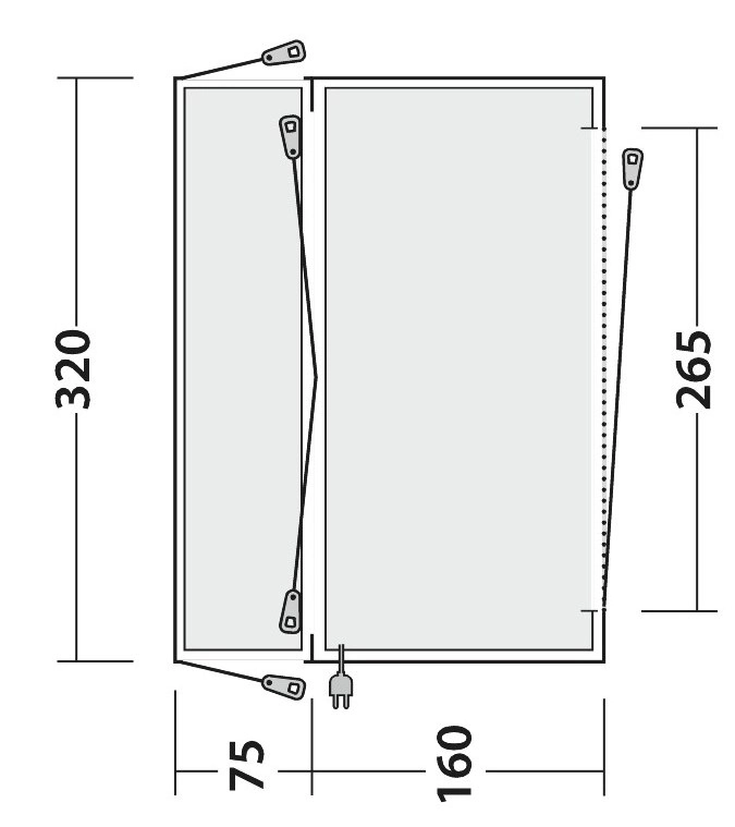 Outwell Lakecrest Drive Away Awning 2023 - Each 4 Outwell Lakecrest Drive Away Awning 2023 - Each - Image 4