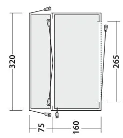 Outwell Lakecrest Drive Away Awning 2023 - Each -Cheap Awning Store 30599 3