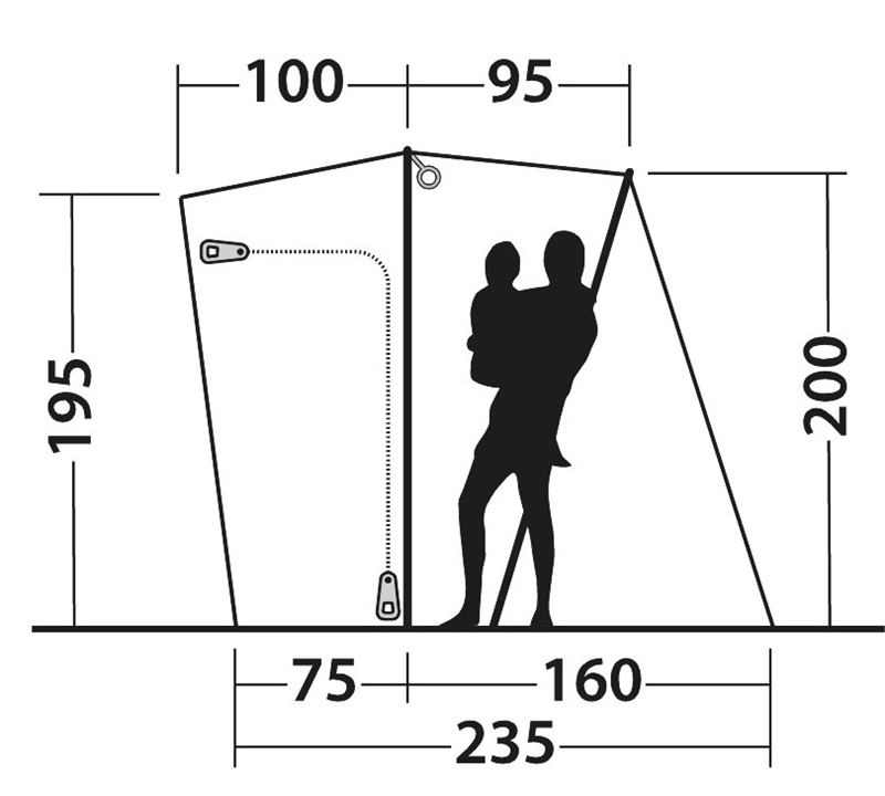Outwell Lakecrest Drive Away Awning 2023 - Each 6 Outwell Lakecrest Drive Away Awning 2023 - Each - Image 6