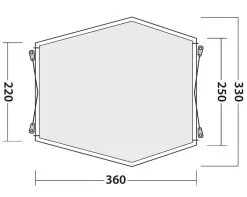 Outwell Woodcrest Drive Away Awning 2022 - Each -Cheap Awning Store 30600 4 1