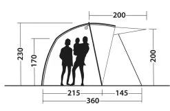 Outwell Woodcrest Drive Away Awning 2022 - Each -Cheap Awning Store 30600 5 1