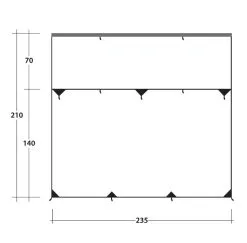 Outwell Hillcrest Tarp 2023 - Each -Cheap Awning Store 30648 7