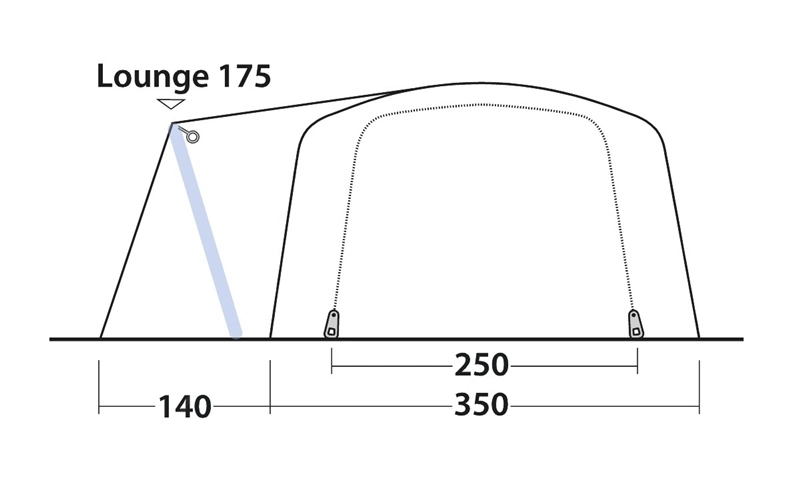 Outwell Oakdale 5PA Air Tent 2023 - Each 7 Outwell Oakdale 5PA Air Tent 2023 - Each - Image 7