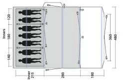 Outwell Sundale 7PA Air Tent 2023 - Each 49 Outwell Sundale 7PA Air Tent 2023 - Each -Cheap Awning Store 30702 4