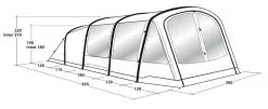 Outwell Parkdale 6PA Air Tent 2023 - Each 43 Outwell Parkdale 6PA Air Tent 2023 - Each -Cheap Awning Store 30719 3